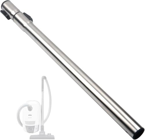 Replacement Extension Wand,Compatible with Miele C1 C2 C3 Tube,Non Electric Telescope Metal Tube Stainless Wand,1.375 Central Vacuum Cleaner