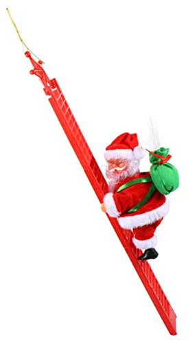 ABOOFAN Elektrischer Kletternder Weihnachtsmann Als Weihnachtsdeko Für Zuhause Und Fenster Spielzeug Für Junge Mädchen Geeignet Aus Kunststoff Batterie