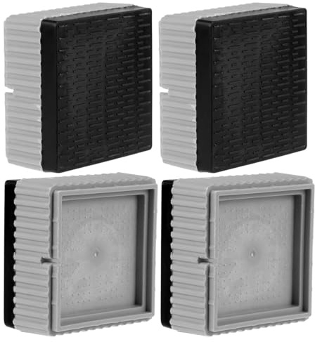 Gadpiparty 4pcs Anti- Mats for Washing Machine Fridge Resistant Feet Pads for Furniture Stabilization Shock Absorption and Floor Grey Color