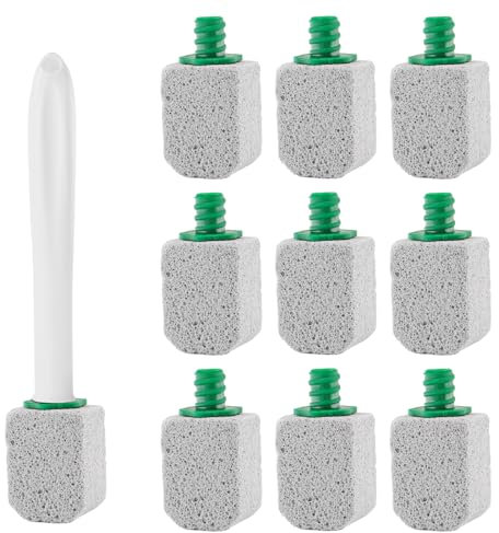 alwaiiz 10 pezzi pietra pomice, WC con manici, detergente per WC, bagno, lavandino, griglia