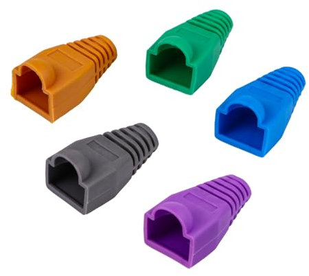 Artibetter 100pcs Network Cable Head Rubber Sleeve Pc Connector Protective Cover for Cable Entry Cover