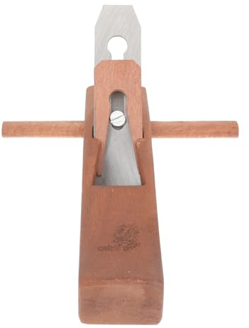 Zerodeko Pialla Portatile 280Mm in Legno di Padouk Lama Doppia Rettificata, Strumento per Lavorazione Artigianale e Intaglio del Legno per Artigiani