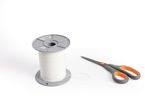 0.8MM VENETIAN BLIND CORD STRING X4 COLOURS 5M 10M 20M (white pearl, 20m)