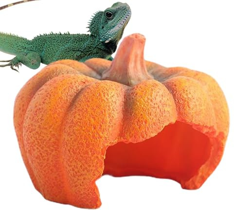 Cuccia di nascondiglio per rettili in cocco naturale, nascondiglio per rettili, pelle di e acquario, a forma di per tartarughe, lacertole
