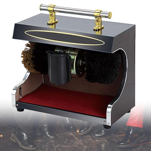 45W automatisk skoputsmaskin, 1400 RPM elektrisk skoputsningsbuffert black