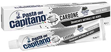 Pasta del Capitano Dentifricio al Carbone Vegetale Attivo, 75 ml