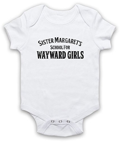 My Icon Art & Clothing Dead Sister Margaret's School for Wayward Girls Pool Superhero Film Babystrampler, Weiß, 0-3 Monate