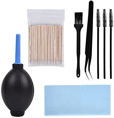 108pcs Kits de limpieza para iPhone, para Airpod Cleaner Kit Teléfono Jack Cargador Puerto Agujero Plug Altavoz Herramienta Limpiador para Cámaras Teclados Auriculares.