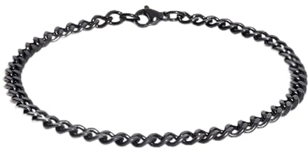 Made by Nami Edelstahl Armband mit Karabiner Verschluss - Hochwertiges Glieder-Armband - Dezente Armkette Herren - versch. Größen & rostfrei - Geschenk Geburtstag Männer