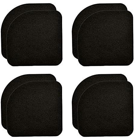 SHULLIN Lot de 8 coussinets silencieux, amortisseur de bruit, pour machine à laver, coussin anti-vibration, 7,7 x 7,7 x 0,7 cm, pour appareils électroménagers