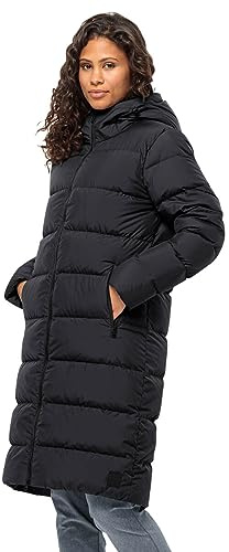 Jack Wolfskin Frozen Palace Coat W Dunjacka Parka, Svart, XL Dam