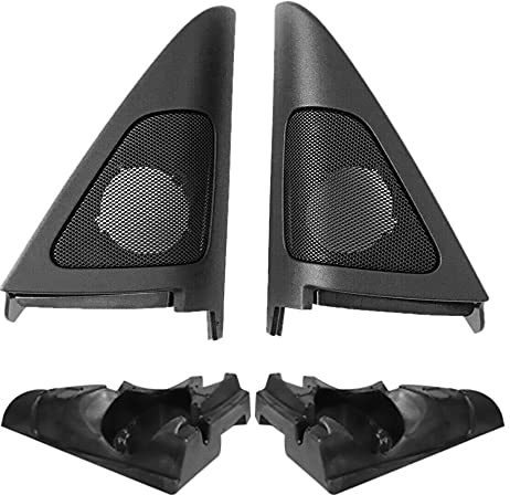 CRAKES Juego de altavoces para puerta delantera de coche, cubierta de audio, cuerno de tonos altos, cubierta de espuma para 3 unidades E92 E93 2006-2013