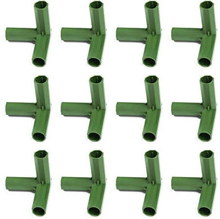Tubes de Connexion Cadres en Plastique Tente Robuste Piquets de Jardinage Connecteur Raccords Connecteurs Tubes de Connexion Supports Outils de Jardinage Accessoires(#8)