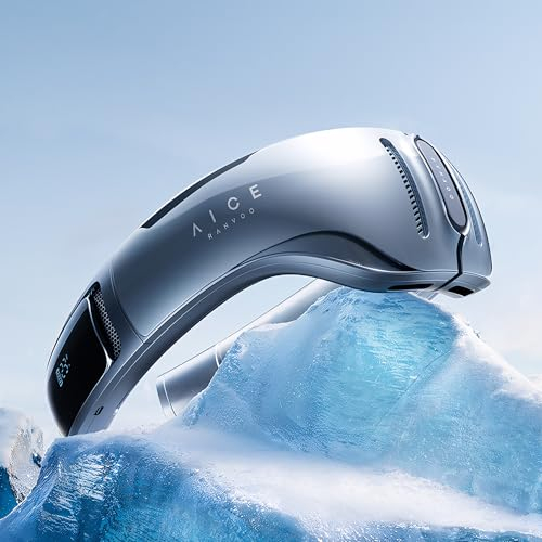 RANVOO 2024 AICE LITE KI Kragenluftkonditionierer: Nr. 1 in Größe, Coolness & Portabilität. 24H Kühlung, wiederaufladbar, 6.000 mAh. Persönliches Kühlgerät, das kalte Luft bläst. Geschenk in Azurblau