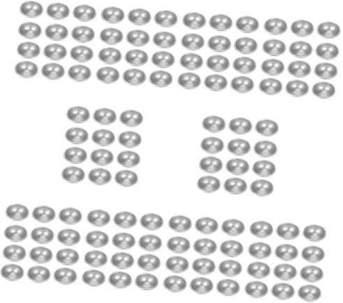 Lurrose 120stücke Teiliges Aluminium Halbkugel-molds Für -badebomben Hochwertige Formen Für Salzkugeln Mittlere Leicht Zu Reinigen Und Wiederverwendbar Für Kreative Badekugeln Und