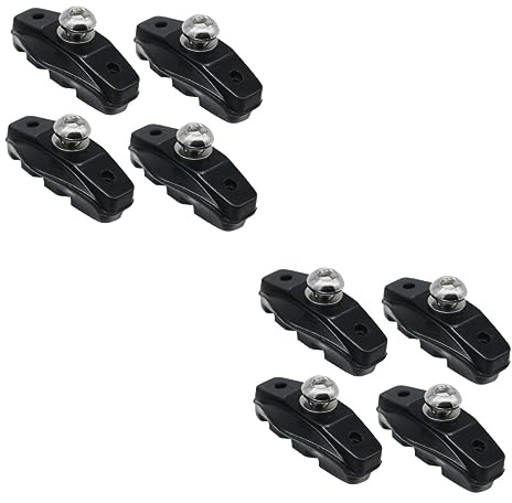 VANZACK 4paare C-bremsbeläge Für Rennräder Gummi-bremsklötze Einfache Installation Hervorragende Kompatibilität Förmiges Design Für Optimale Bremskraft Und Geräuschreduzierung