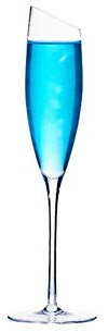 Bicchiere da vino con rossetto obliquo Bicchiere da vino dorato Bordeaux Bicchiere bordeaux Bevanda da bar(190ml)