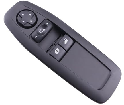 MKptopia Pannello di controllo elettrico finestra principale pulsante interruttore compatibile con Peu-geot 208 2008 3008 5008 96751127ZD 96751120ZD