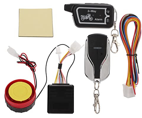 de Alarma de Motocicleta de 2 Vías, Alarma de Vibración Antirrobo, de Arranque Remoto de Ahorro de Energía Portátil, Control Remoto LCD para Motocicletas