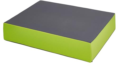 Jump Hoppdyna 99 x 75 x 18 cm – grön – hoppmadrass för barn från 3 år till 40 kg – lekmatta, gymnastikmatta, madrass för hoppning, lek och balans