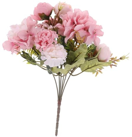 BESTYASH Hochzeit Hochzeitsdekoration Mit Hydrangea Und Plastikblumen Für Innenräume Partys Und Veranstaltungen Blumenarrangement
