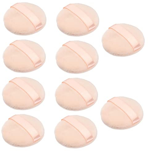 SAFIGLE Esponjas de Maquillaje Redondas 20 Piezas Grandes para Polvo Suelto Herramienta Cosmética para Niñas Cara Uso Diario Cómoda Ligera