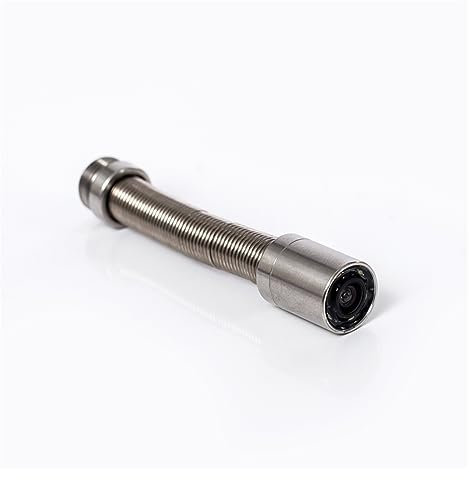 Telecamera Endoscopica, Videocamera di ispezione del tubo del pozzo, endoscopio industriale a conduttura fognaria di scarico Lente sotterranea subacquea del foro profondo(17mm)