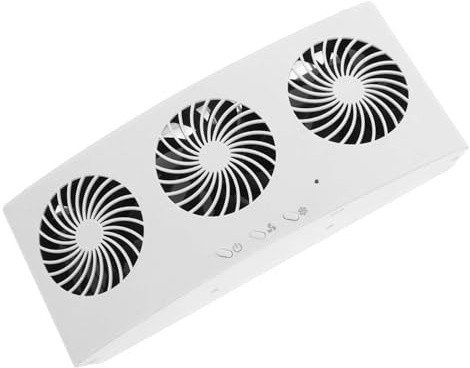 ABOOFAN Ventilador Solar para Ventana de Coche Enfriador de Aire para Reducción de Calor Ventilador de Escape Automático para Circulación de Aire Instalación Funcionamiento Silencioso