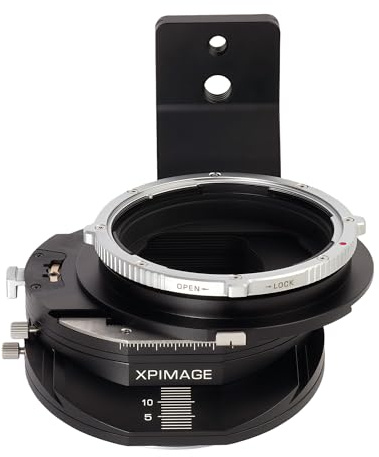 XPIMAGE Tilt-Shift Bague d'adaptation pour objectif Mamiya 645 sur appareil photo Fujifilm GFX GFX50 GFX100