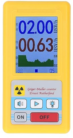 Geigerzähler BR 6, Kernstrahlungs Detektor, Gelb, Kompakt und Leicht - Hohe Messgenauigkeit, Benutzerfreundlich, Ideal für Zuhause und Outdoor (Gelb)