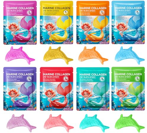 24 Paar Gemischte eye patches, Eyes Pads mit Natürlichen Meereskollagen | Augenpads,Collagen Eye Patch, Augenpad gegen tränensäcke, Augenmaske Anti Aging, Gegens Falten, Tränensäckes, Puffiness