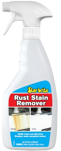 Star brite Rust Stain Remover - Easily Clean Corrosion Stains Off Fiberglass, Vinyl, Metal & Painted Surfaces