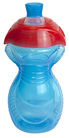 Munchkin Click to Lock Trinkbecher mit kaubeständigem Ausguss, 10 oz / 296 ml (farblich sortiert)