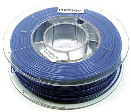 POPESQ® 330 g x Premium Filament 3D Drucker PET-G PETG 1.75mm Blau / 330 g x Premium Filament 3D Printer PET-G 1.75mm Blue #A2372