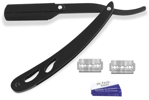 Rasiermesser Wechselklinge Set inkl. 100 Rasierklingen für eine gündliche Rasur (Rasiermesser + 100 Wechselklingen)