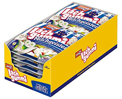 nimm2 Lachgummi Milchgeister (12 x 225g) / Fruchtgummi mit Fruchtsaft und Vitaminen