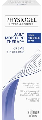 PHYSIOGEL Daily Moisture Therapy Creme für sehr trockene Haut, 75 ml | Intensiv feuchtigkeitsspendende Creme, nährend für Körper und Gesicht
