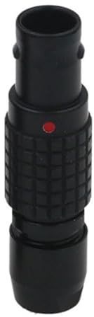 HangTon Black 0B FGG 302 - Cavo circolare maschio a 2 pin, compatibile con Lemo (2 pin, nero FGG)