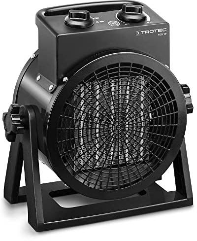 TROTEC Keramisk värmefläkt TDX 19 - värmeeffekt 1,5 kW/3 kW - luftmängd 200 m3/h - uppvärmning