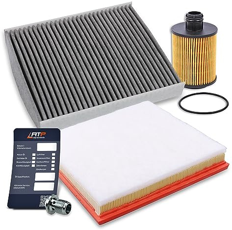 BESTPRICE ATP Inspektionspaket Filterset mit 1x Ölfilter, 1x Luftfilter, 1x | Kompatibel mit: OPEL ASTRA J, ASTRA J Caravan, ASTRA J GTC, CASCADA, ZAFIRA TOURER C, VAUXHALL ASTRA Mk VI, ASTRA Mk VI GTC