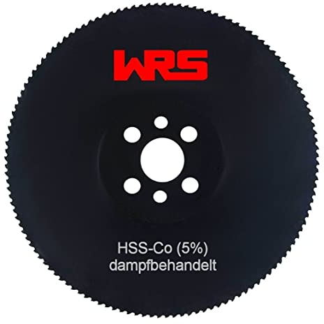 WRS Metallkreissägeblatt aus HSS-Co, 315 mm Ø x 2,5 x 32 mm, kobaltlegiert, für VA, Industriequalität, Größen Name: 120 Zähne (8 mm Zt.)