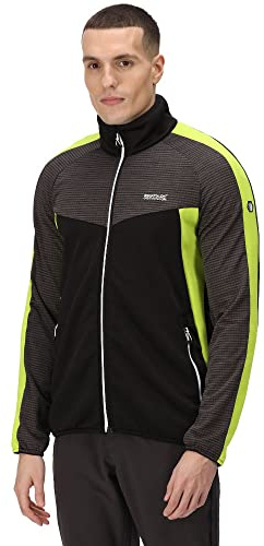 Regatta Yare VI Soft Shell Jacka för män, Black/Bright Kiwi, L