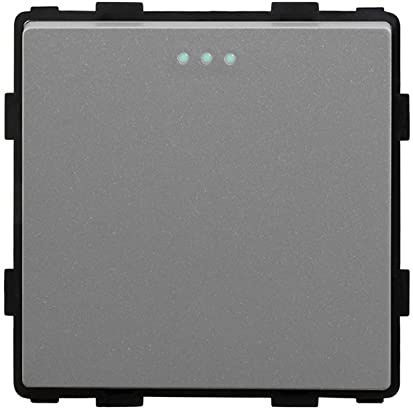 BSEED EU Standard 1 Fach 3 Weg Lichtschalter Funktiontaste Grau 86mm