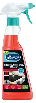 Dr. Beckmann Hob & Stainless Steel Cleaner | Quick-clean ultra-shine finish | 250 ml