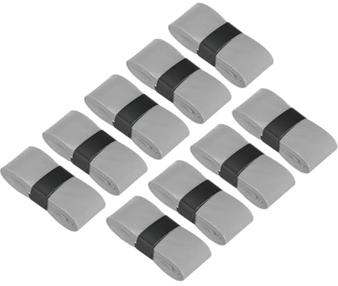 PATIKIL Tennisschläger Griffband, Pack PU Overgrip Stretchy rutschfest Schweißabsorbierend für Badminton Angelrute, Schwarz