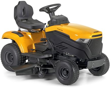STIGA Tornado 5108 Gartentraktor 108 cm - 452 cc ST500 Motor - Seitenauswurf & Mulchen - Stahlvorderachse - LED Scheinwerfer - Anhängerkupplung & Batterieladegerät inklusive