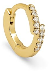 SINGULARU - Pendientes Sueltos en Circonitas. Plata de Ley 925 o Latón con acabado de Baño en Oro de 18 Kt y Circonitas. Joyas para Mujer