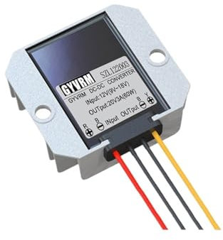 EWWFGUR Amplificador de Voltaje de 12V a 20V, 5A, 100W, convertidor CC, regulador Elevador de 12 voltios a 20 voltios, Fuente de alimentación for Coche de 5A MP(2A)