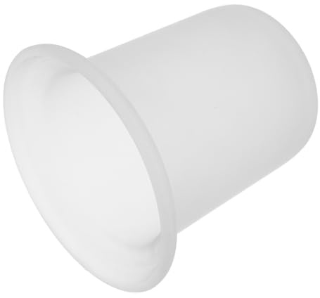 Ipetboom Gobelet De Nettoyage pour Toilettes en Verre Dépoli Antidérapant, Support Compact Multifonction pour Salle De Bain, Accessoire Sanitaire Solide Rangement WC