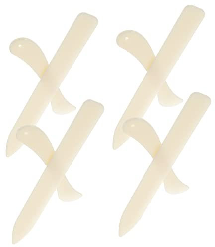 DOITOOL 8 Stück Kunststoff Falzbein Paper Creaser Werkzeug Für Papierhandwerk Buchbinden Kartenherstellung Mit Rundem Griff Ergonomisch Leicht Tragbar Für Scrapbooking Und DIY Arbeiten